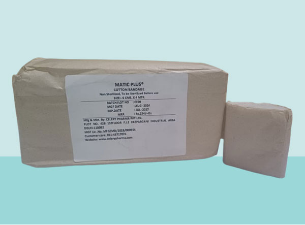 Cotton Bandage (Size 6cm x 4 mtr)